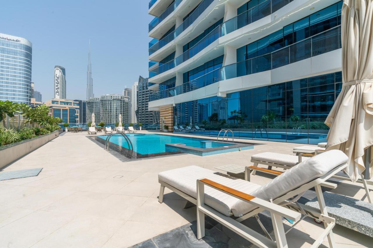 Exclusive Globalstay Apartments In Business Bay Free Parking & More! 두바이 외부 사진